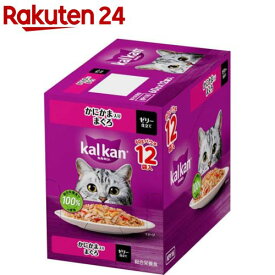 カルカン パウチ かにかま入りまぐろ 成猫 キャットフード ウェットフード(60g×12袋入)【カルカン パウチ】[キャットフード ウェットフード]