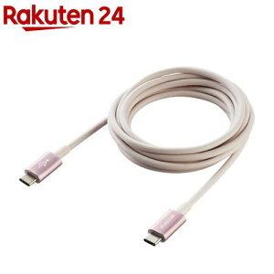 �G���R�� USB�P�[�u�� 2m Type-C �}���[�d �f�����ɂ��� �s���N MPA-CCPS20PNPN(1�{)�y�G���R��(ELECOM)�z