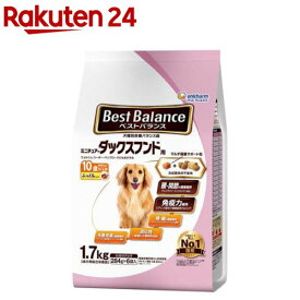 ベストバランス ミニチュア・ダックスフンド用 10歳以上用 ふっくら(1.7kg)【qw6】【dalc_unicharmpet】【ベストバランス】[ドッグフード]
