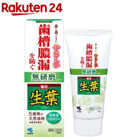 生葉 無研磨タイプ(95g)【生葉】[歯槽膿漏を防ぐ 和漢ハーブの香味 薬用ハミガキ]
