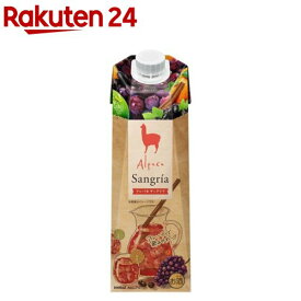 【企画品】サンタ・ヘレナ・アルパカ・サングリア(1000ml)【アルパカ】[アサヒビール/ワイン/アルパカ]