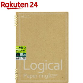 ロジカルペーパーリングノート A4ワイド／A罫／40枚 NW-A404WA(1冊)【ナカバヤシ】