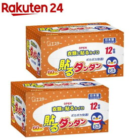 貼るダンダン はるカイロ レギュラー 日本製(60個入×2セット)【ダンダン】