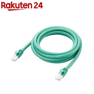 GR LANP[u CAT6A 2m  10Gbps Xg[g ܐ܂h~ O[(1)yGR(ELECOM)z