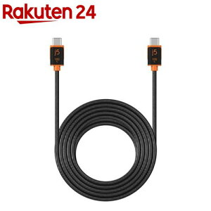 USB-C to C �[�d�^�ʐM�P�[�u�� PD 100W�Ή� 3m JUCX25L30(1��)�yj5create(�W�F�C�t�@�C�u�N���G�C�g)�z