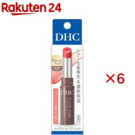DHC リップクリーム シアーレッド(1.5g×6セット)【DHC】