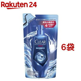 クリア ブルーエナジー4x スカルプシャンプー つめかえ用(280g*6袋セット)【クリア(CLEAR) スカルプエキスパート】