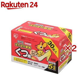 カイロ 貼らない 足 くつ用 使い捨て すべり止め ぽかぽか家族 PKN-30K(30足入×2セット)