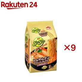 Yum Yum トムヤムクンクリーミーヌードル(3食入×9セット(1食80g))