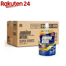 ケース販売 アミノバイタルゼリードリンク スーパースポーツ SUPERSPORTS(100g*24個入)【アミノバイタル(AMINO VITAL)】[ケース販売 ゼリー 栄養ゼリー BCAA アミノ酸]