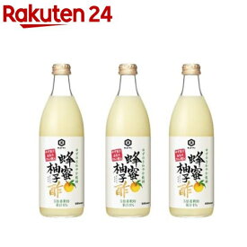 キッコーマン 蜂蜜柚子酢(500ml*3本セット)【キッコーマン】