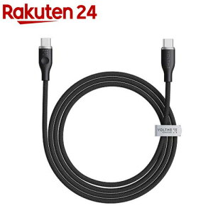 VOLTME �i�C���� �[�d�P�[�u�� USB-C��USB-C 60W �u���b�N 1m(1�{)