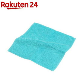 今治タオル Colorful Organic ミニハンカチ 肌にやさしい高吸水タオル ライトブルー(1枚)【Colorful Organic】