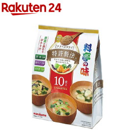 料亭の味 フリーズドライ 顆粒タイプ みそ汁 アソート(10食入)【料亭の味】