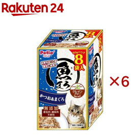 魚まろ かつお＆まぐろ(8袋入×6セット(1袋60g))【ペティオ(Petio)】