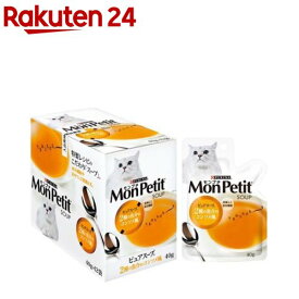モンプチ ピュアスープ 2種の魚介のコンソメ風(40g*12袋セット)【モンプチ】
