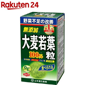 山本漢方 青汁 大麦若葉粒 100％(280粒)【山本漢方 青汁】[サプリメント 大麦若葉 野菜不足]