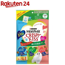 モンプチ クリスピーキッス おやつ バラエティパック 総合栄養食 贅沢シリーズ(126g)【モンプチ】