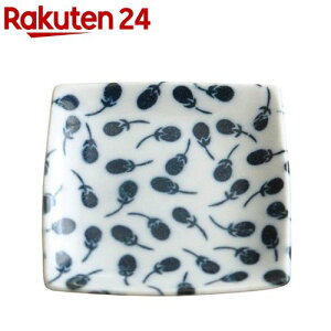 ヤマコー てまひま工房 プチ風水 盛塩小皿 角型 なすび yamaco88870(1個)