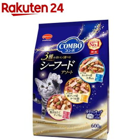 コンボ キャット シーフードアソート(600g(120g*5袋))【コンボ(COMBO)】[キャットフード]