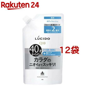 ルシード 薬用デオドラントボディウォッシュ つめかえ用 大容量(760ml*12袋セット)【ルシード(LUCIDO)】