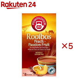ポンパドール ルイボスティー ピーチ＆パッションフルーツ(20袋入×5セット(1袋1.75g))