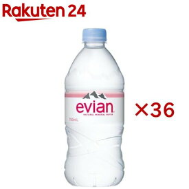 伊藤園 evian(エビアン) ミネラルウォーター 正規輸入品(12本×3セット(1本750ml))【エビアン(evian)】
