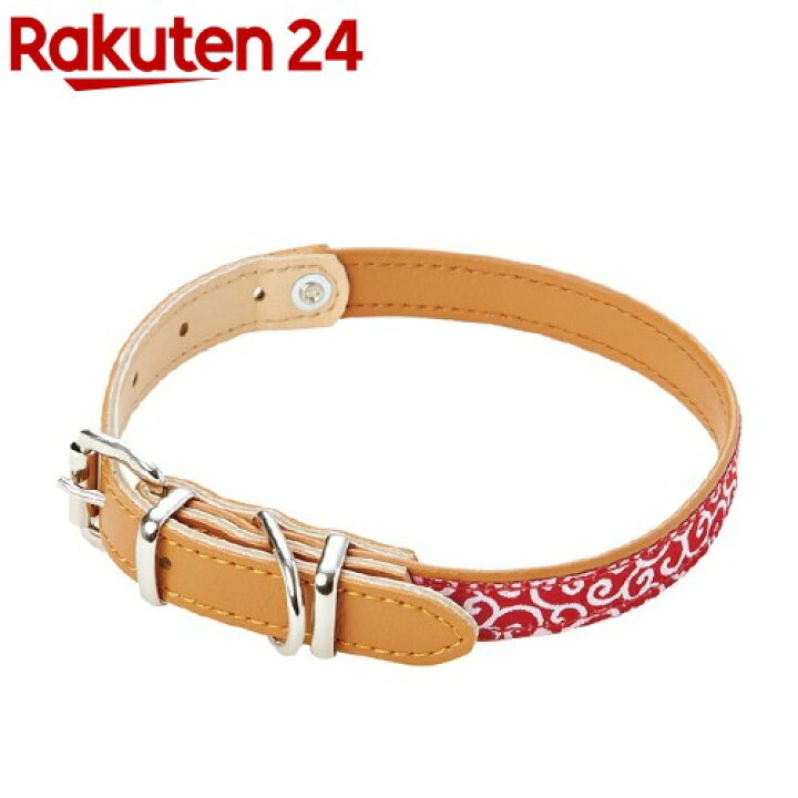 楽天市場 ペティオ 犬雅 唐草 平首輪 M レッド 1コ ペティオ Petio 楽天24