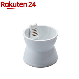 ピュアクリスタル 超ニャン水ボウル ホワイト(1個)【ピュアクリスタル】