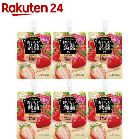 たらみ おいしい蒟蒻ゼリー いちご味(150g×6個入)【たらみ】