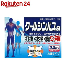 【第3類医薬品】クールシンパスa(セルフメディケーション税制対象)(24枚入*5箱セット)【シンパス】