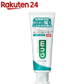薬用ガム(G・U・M) デンタルペースト ソルティミント(150g)【ガム(G・U・M)】[歯磨き粉 虫歯予防 口臭ケア]