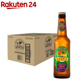 Reed's(リーズ) ジンジャービア ストロンゲスト 辛口 ノンアル(355ml×24本)