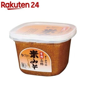 オーサワの有機立科米みそ(650g)