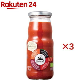 アルチェネロ 有機粗ごしトマトピューレー ダッテリーニ(350g×3セット)【アルチェネロ】