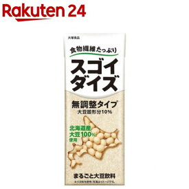スゴイダイズ 無調整タイプ(200ml×24本)【スゴイダイズ】