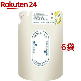 凜恋 レメディアル シャンプー ユズ＆ネロリ 詰め替え(400ml*6袋セット)【凜恋】