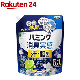 ハミング消臭実感 汗・脂臭タイプ クリアシトラスの香り つめかえ用(1910g)【ハミング】