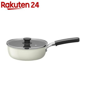 和平フレイズ rinto IH対応ガラス蓋付外面ホーローマルチパン20cm アイボリー MB-3474(1個)