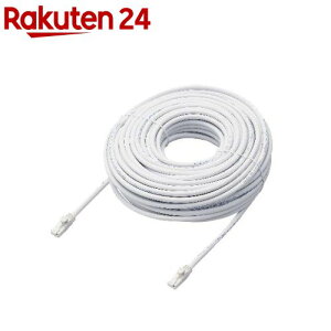 �G���R�� LAN�P�[�u�� CAT6A�Ή� RoHS �ܐ܂�h�~ 30m ������ LD-GPAT�^WH30�^RS(1��)