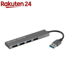 USBハブ 4ポート USB3.2Gen1対応 USBTypeAコネクタ PC-SH4P307-H(1個)【OHM】