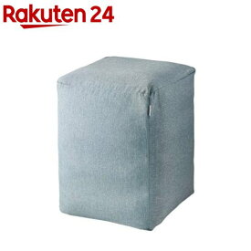 エレコム 四角いバランスボール 耐荷重120kg ライトブルー HCF-BBCUBE55BUL(1個)