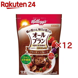 ケロッグ オールブラン ブランチョコフレーク(350g×12セット)【オールブラン】