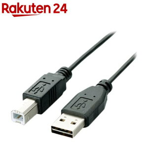 GR USBP[u USB2.0 B-A ʑ} ubN o[VuRlN^ 2m(1)