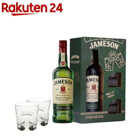ジェムソン スタンダード オリジナルグラス2個つき アイリッシュウイスキー ギフト(1セット)【ジェムソン (JAMESON)】[JAMESON ジェイムソン 箱入り お酒 プレゼント 誕生日]