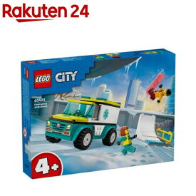 レゴ(LEGO) シティ 救急車とスノーボーダー 60403(1個)【レゴ(LEGO)】[おもちゃ 玩具 男の子 女の子 子供 4歳 5歳 6歳]