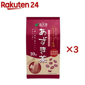 国太楼 あずき茶 三角ティーバッグ(10袋入×3セット)【国太楼】