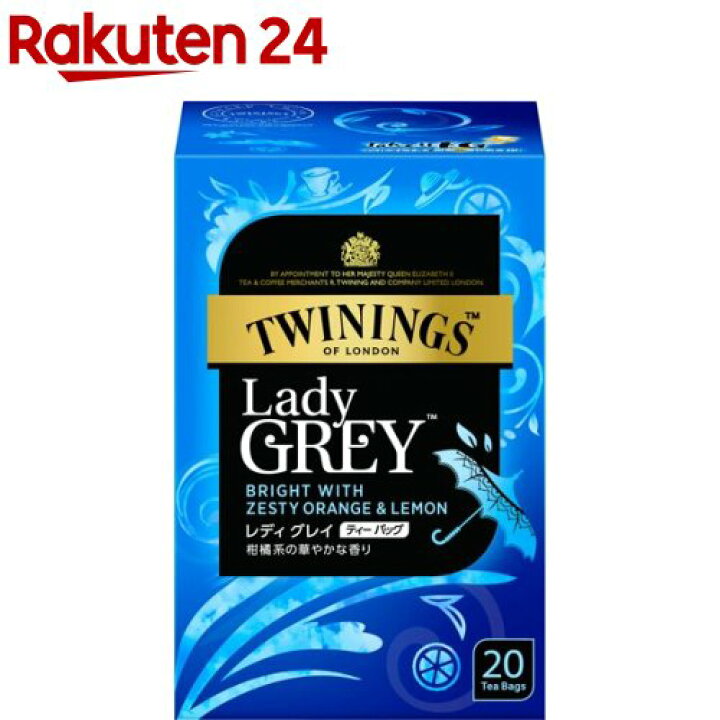 楽天市場】トワイニング ティーバッグ レディグレイ(2.1g*20袋入)【トワイニング(TWININGS)】 : 楽天24 楽天市場】トワイニング ティーバッグ レディグレイ(2.1g*20袋入)【トワイニング(TWININGS)】 : 楽天24
