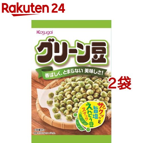 春日井製菓 グリーン豆 2袋セット 大幅にプライスダウン 上等 89g