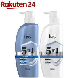 【企画品】h＆s 5in1 クールクレンズ シャンプー＆コンディショナー セット ポンプ(1セット)【h＆s(エイチアンドエス)】